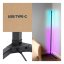 LED lampa rohová stojací RGBW s hudebním senzorem 140 cm
