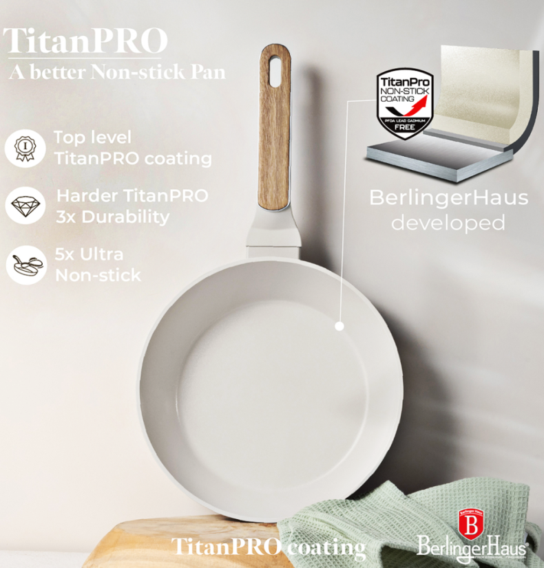 Sada nádobí s titanovým povrchem 15 ks Sahara Nordic Collection