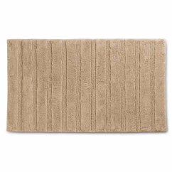 Alfombra de baño Megan 100% algodón beige 120x70x1,6cm