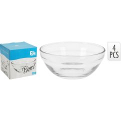Sada servírovacích misek 4 ks průměr 14 cm sklo