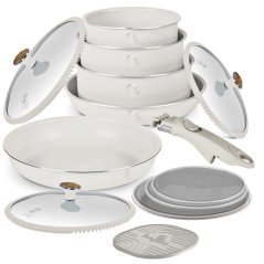 Sada nádobí s titanovým povrchem 13 ks Sahara Nordic Collection