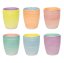 Căni de cafea Cappuccino set 6 buc 350 ml PASTEL