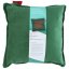Almohada eléctrica calefactada USB 45 x 45 cm verde