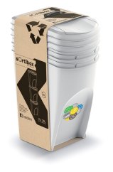 Papelera Prosperplast SORTIBOX 3 x 35 l ceniza