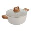 Caserola cu suprafata antiaderenta si capac 28 cm Natural