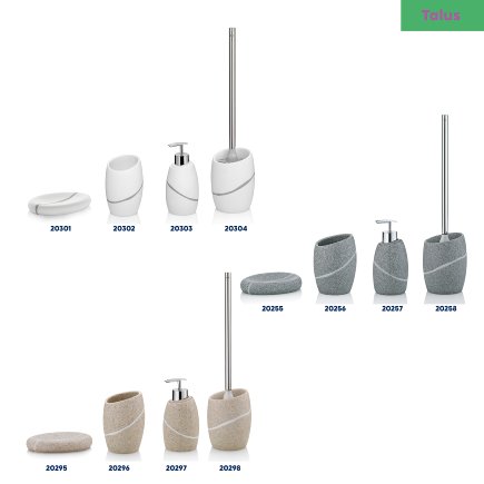 Dávkovač mýdla Talus polyresin bílá 300 ml