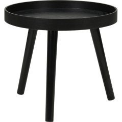 Set masă pliantă 2 buc pin negru