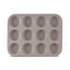 Forma na muffiny s nepřilnavým povrchem 12 ks Taupe Collection