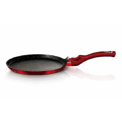 Pánev na palačinky s mramorovým povrchem 25 cm Burgundy Metallic Line