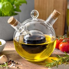 Aceitera y vinagrera 2en1 Crystal Collection