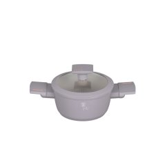 Kastrol s titanovým povrchem a poklicí pro děti 14 cm Taupe Collection