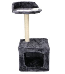 Škrabadlo pre mačky s pelechom dvojposchodové 68x30x30cm Škrabadlo pre mačky s pelechom dvojposchodové 68x30x30cm