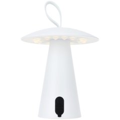Lampă de masă reîncărcabilă albă