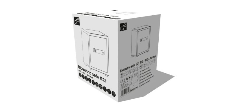 G21 trezor na odtlačky prstov 400 x 450 x 350 mm