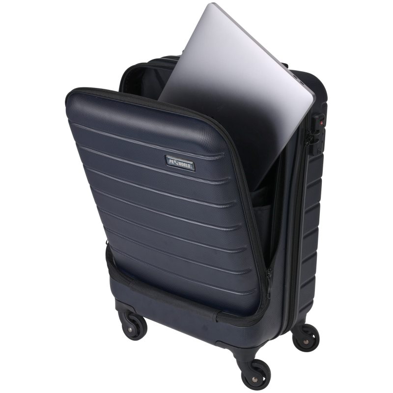 Bagaj de mână pentru avioane pe roți 50 cm bleumarin