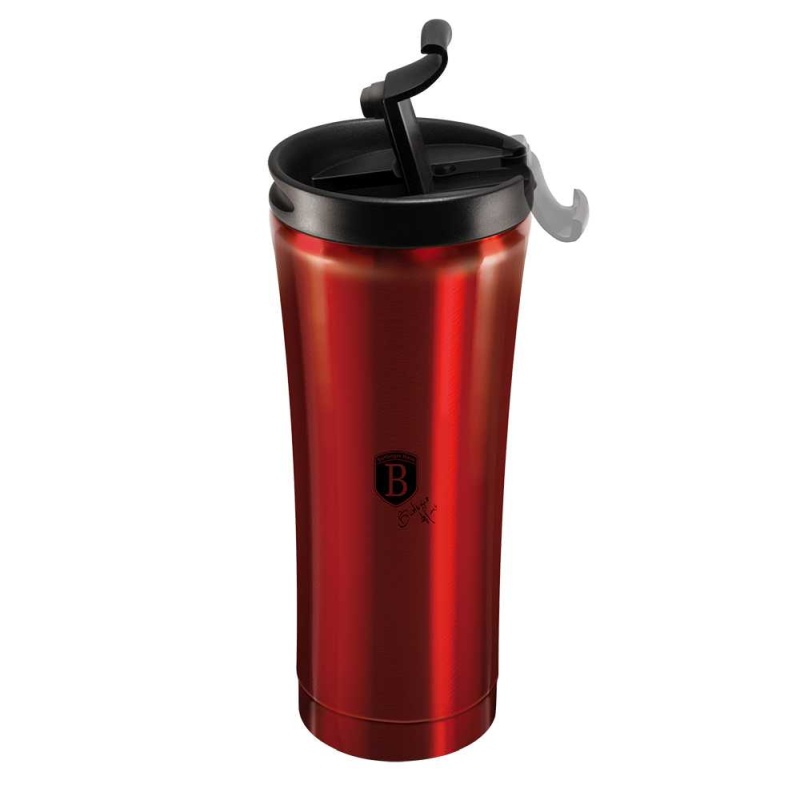 Cană termo 500 ml Burgundy Metallic Line