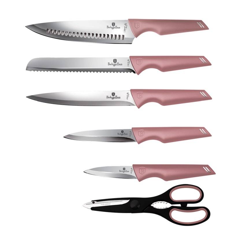 Súprava nožov v stojane 7 ks I-Rose Collection