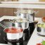 Batería de cocina de acero inoxidable EXCELENTE 7 piezas