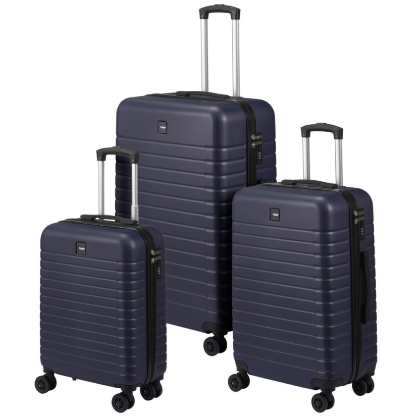 Sada cestovných kufrov 3 ks tmavomodrá