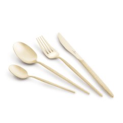 Set de tacâmuri din 24 de piese, finisaj satinat, colecția Sahara