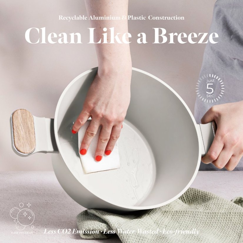 Sada nádobí s titanovým povrchem 10 ks Sahara Nordic Collection