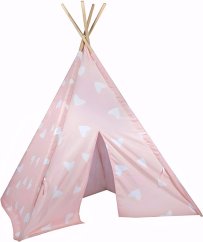 Dětský stan teepee 120x120x150cm růžová