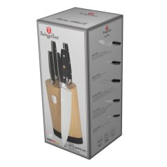 Sada nožů se stojanem BAMBOO 6 ks Matte Black Collection Sada nožů se stojanem BAMBOO 6 ks Matte Black Collection