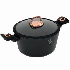 Kastról s pokrievkou s mramorovým povrchom 24 cm Black Rose Collection