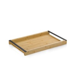 Servírovací tác Kiril bambus černý 43,0x27,5x4,0cm Servírovací tác Kiril bambus černý 43,0x27,5x4,0cm