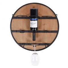 Raft pentru vin pentru 3 sticle