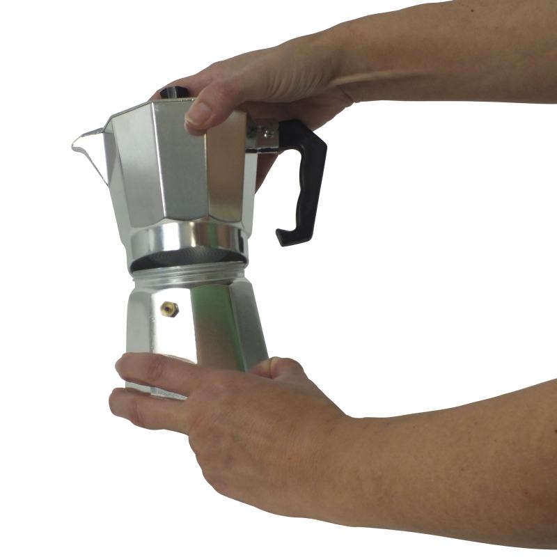 Konvice na espresso Italia 9 šálků černá