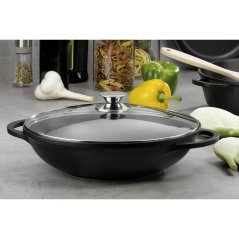 Wok s poklicí 32 cm KERROS Wok s poklicí 32 cm KERROS