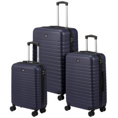 Sada cestovných kufrov 3 ks tmavomodrá