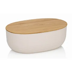 Cutie de paine NAMUR plastic / lemn bej