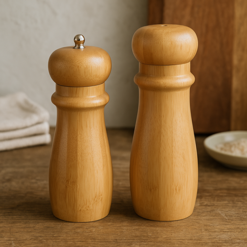 Set de 2 râșnițe pentru sare și piper