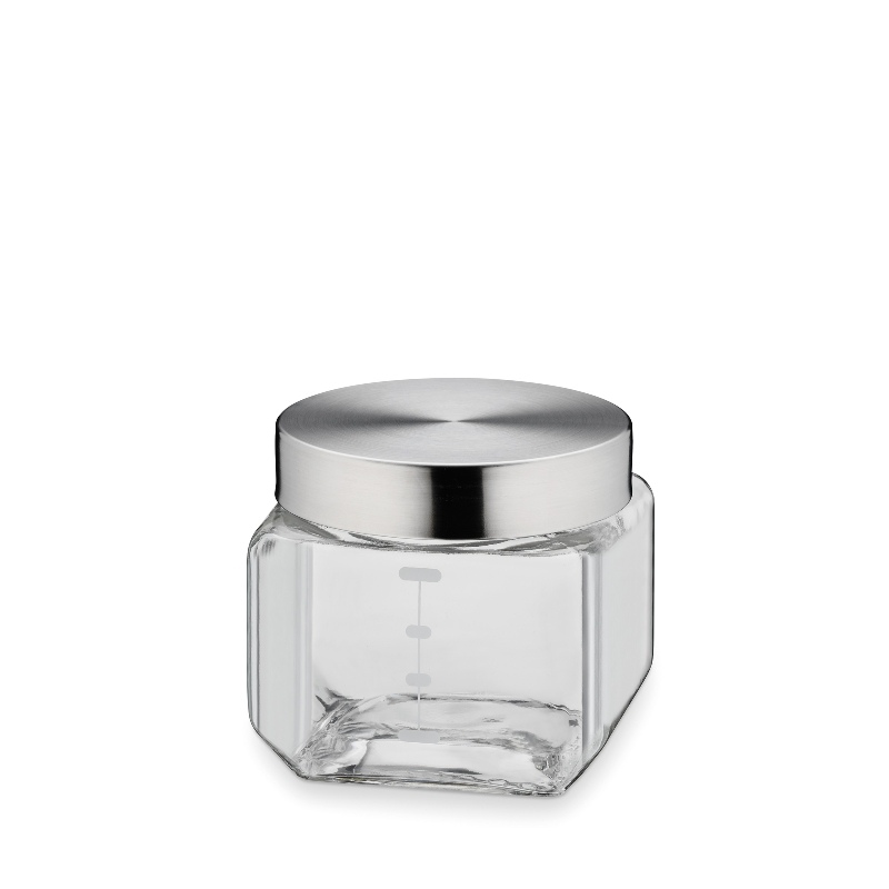Tarro de cristal / acero inoxidable ISA 0,75 l