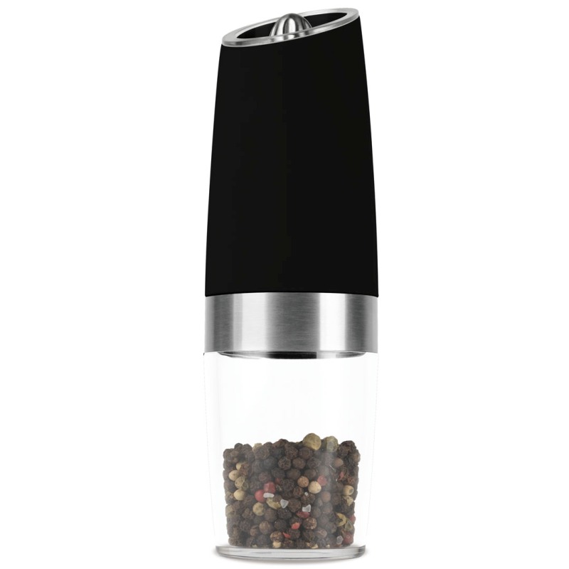 Mlýnek na pepř a sůl s gravitačním mechanismem sada 2 ks Black Rose Collection