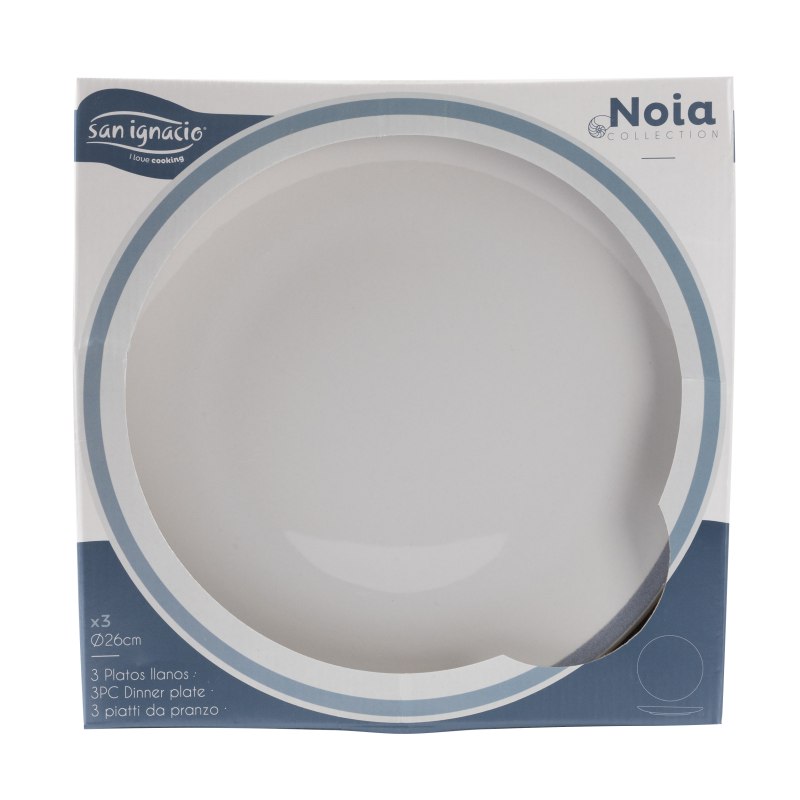 Talíř jídelní sada 3 ks NOIA 26 cm 
 