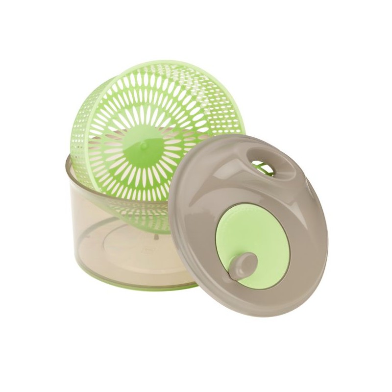 Odstředivka na salát DRY PP-plastik, pastelově zelená H 16cm / Ř 24cm
