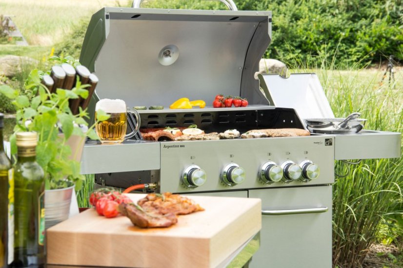 Plynový gril G21 Argentina BBQ Premium line, 5 hořáků + zdarma redukční ventil