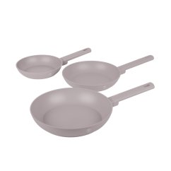 Set de tigaie din 3 piese Taupe Collection cu finisaj titan Set de tigaie din 3 piese Taupe Collection cu finisaj titan