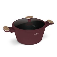 Kastrol s titanovým povrchem a poklicí 24 cm Leonardo Nordic Collection