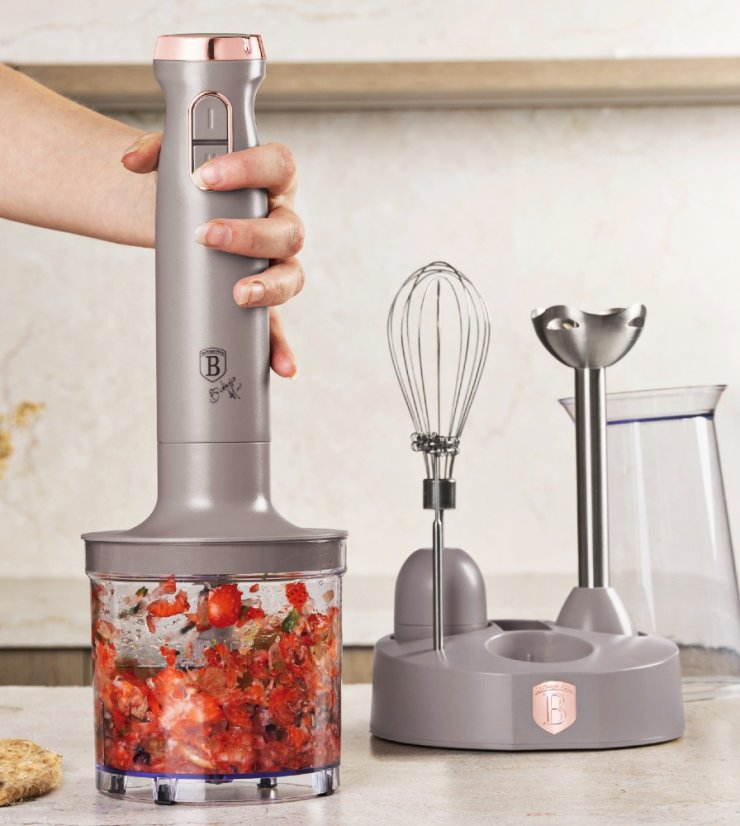 Mixér tyčový s příslušenstvím 6 ks Taupe Collection