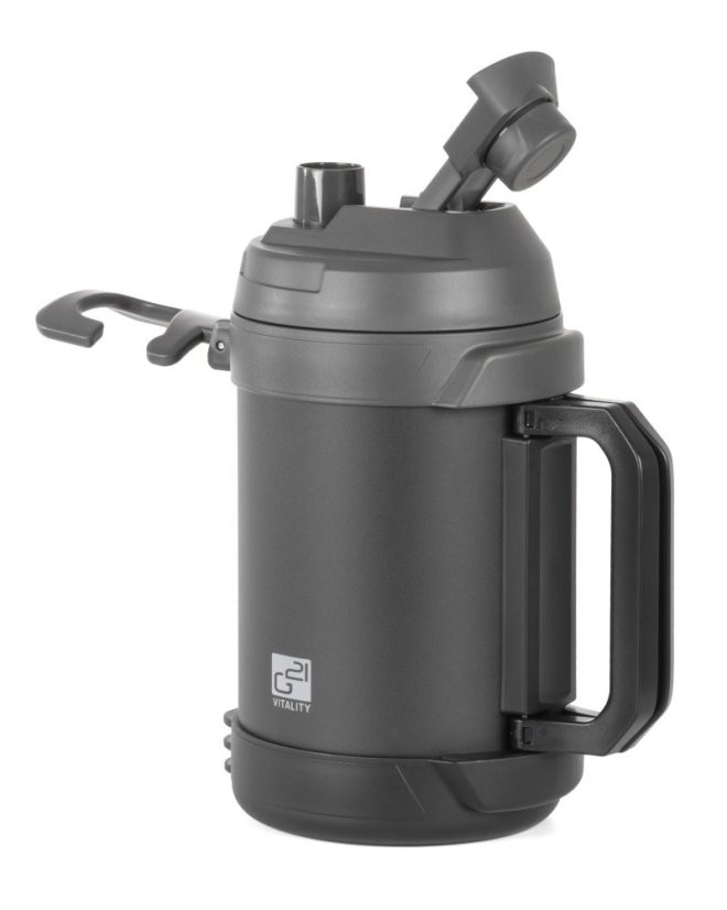 G21 termoska z nerezovej ocele 3800 ml, čierno-sivá