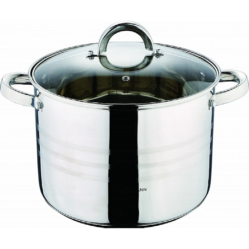 Olla de acero inoxidable con tapa 18 cm Gourmet Line