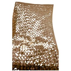 Tienidelná plachta s kamuflážovým vzorom, 2 x 3 m, béžová