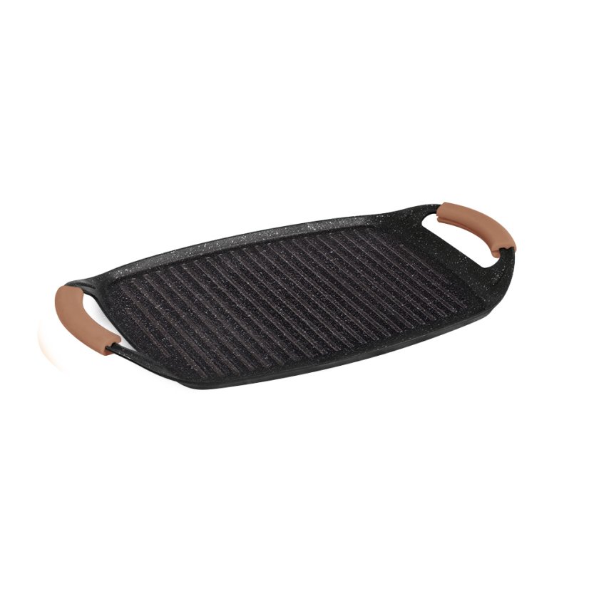 Grilovacia doska s mramorovým povrchom 47 cm Rosegold Metallic Line