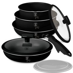 Sada nádobí s titanovým povrchem 9 ks Matte Black Collection Sada nádobí s titanovým povrchem 9 ks Matte Black Collection