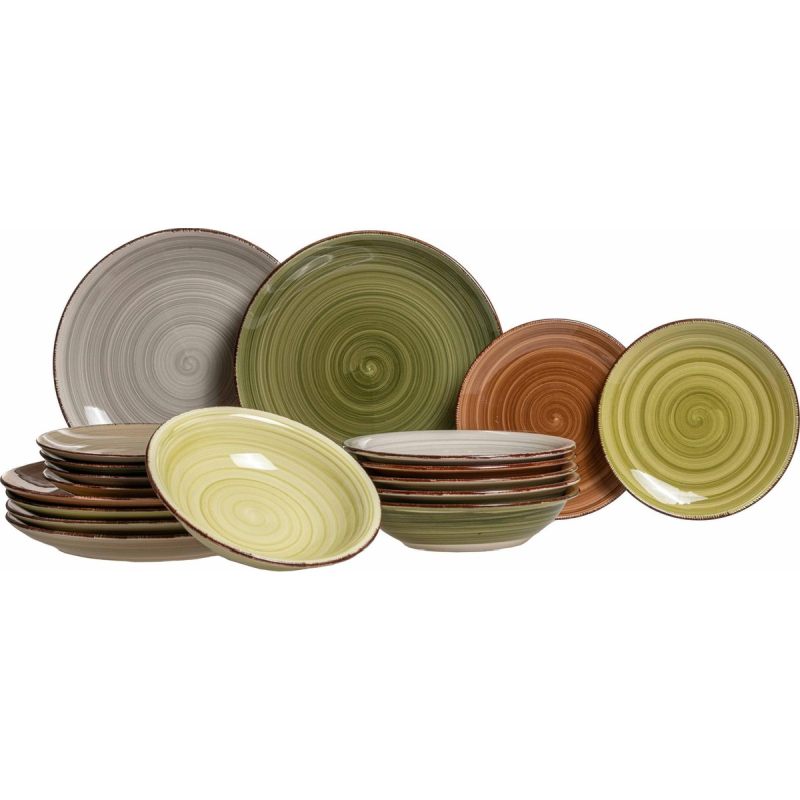 Set farfurii Nature 18 buc