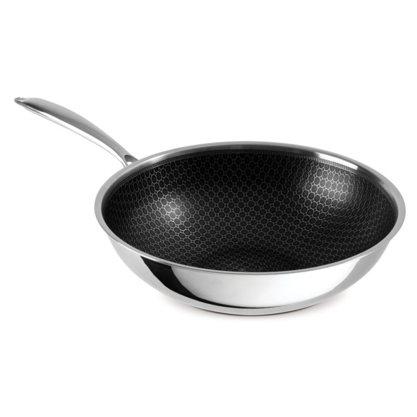 Pánev WOK nerez s nepřilnavým povrchem 30 cm Eternal Collection